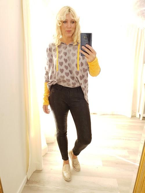 Black Loretta Jeans Heart of Herbie