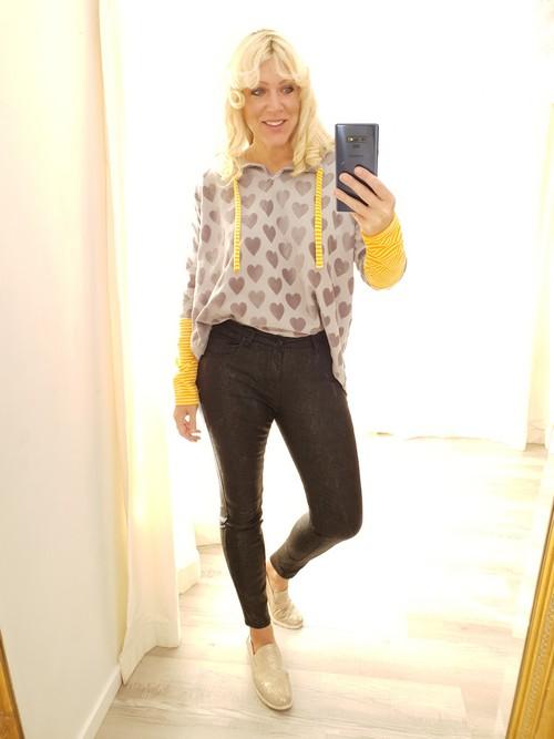 Black Loretta Jeans Heart of Herbie
