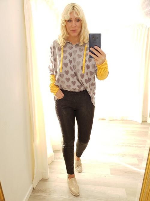 Black Loretta Jeans Heart of Herbie