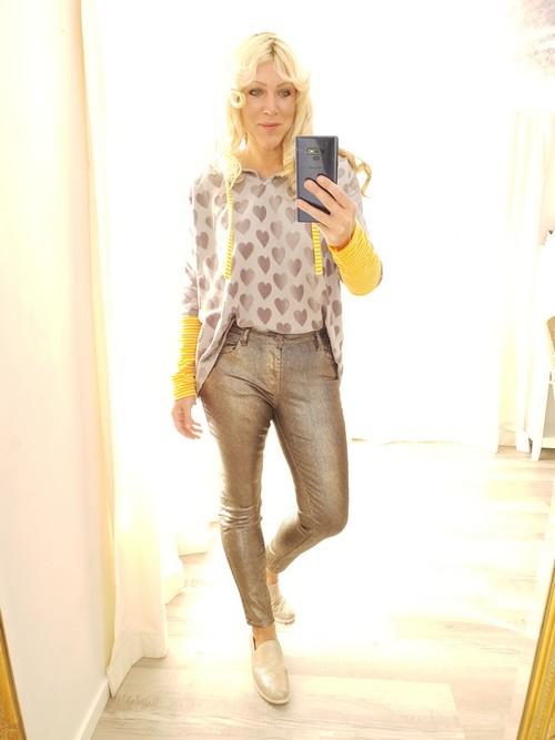 Black Loretta Jeans Heart of Herbie