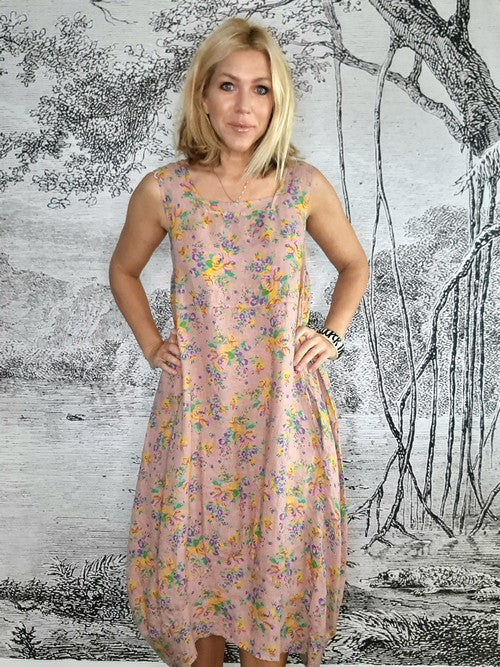 Antique Berry Eden Rose Maxi Tank Dress