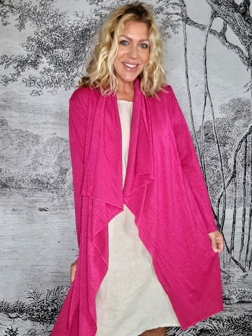 Hot Pink Twinkle Cardi