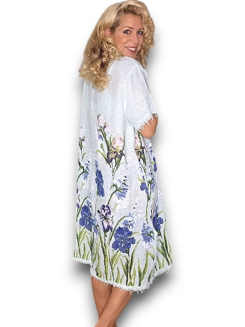 Mint Fray Dress w feature Pkt