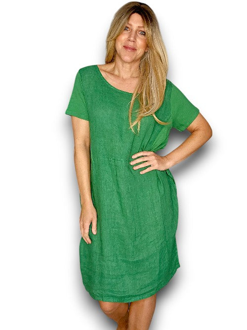 Green Plain Jungle Dress