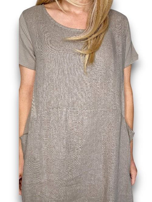 Mocha Plain Jungle Dress