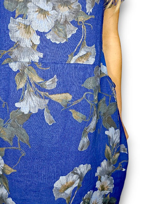 Cobalt Trumpet Jungle Dress