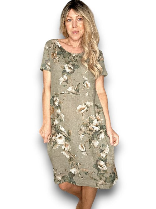 Mocha Trumpet Jungle Dress