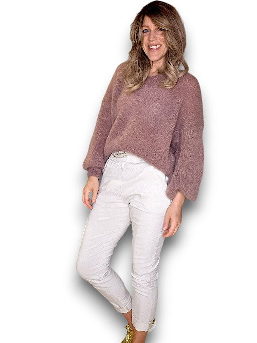 White Plain Pants