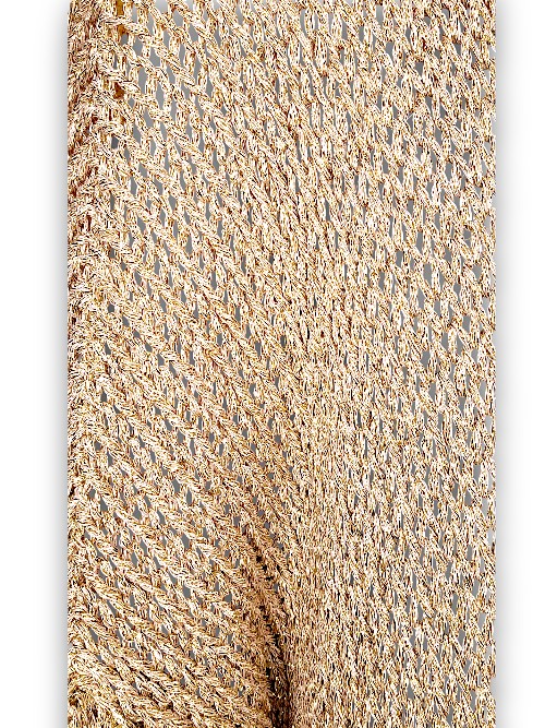 Gold Glitter Front Row knit