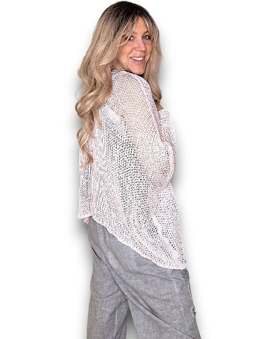 Baby Pink Front Row knit