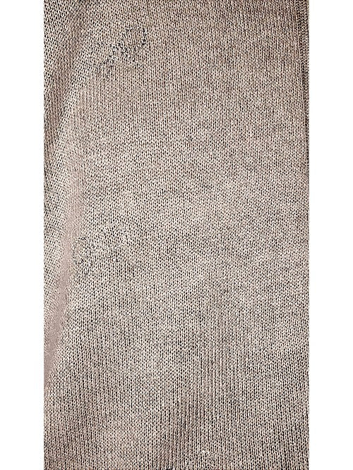 Grey Diamante Bows Knit