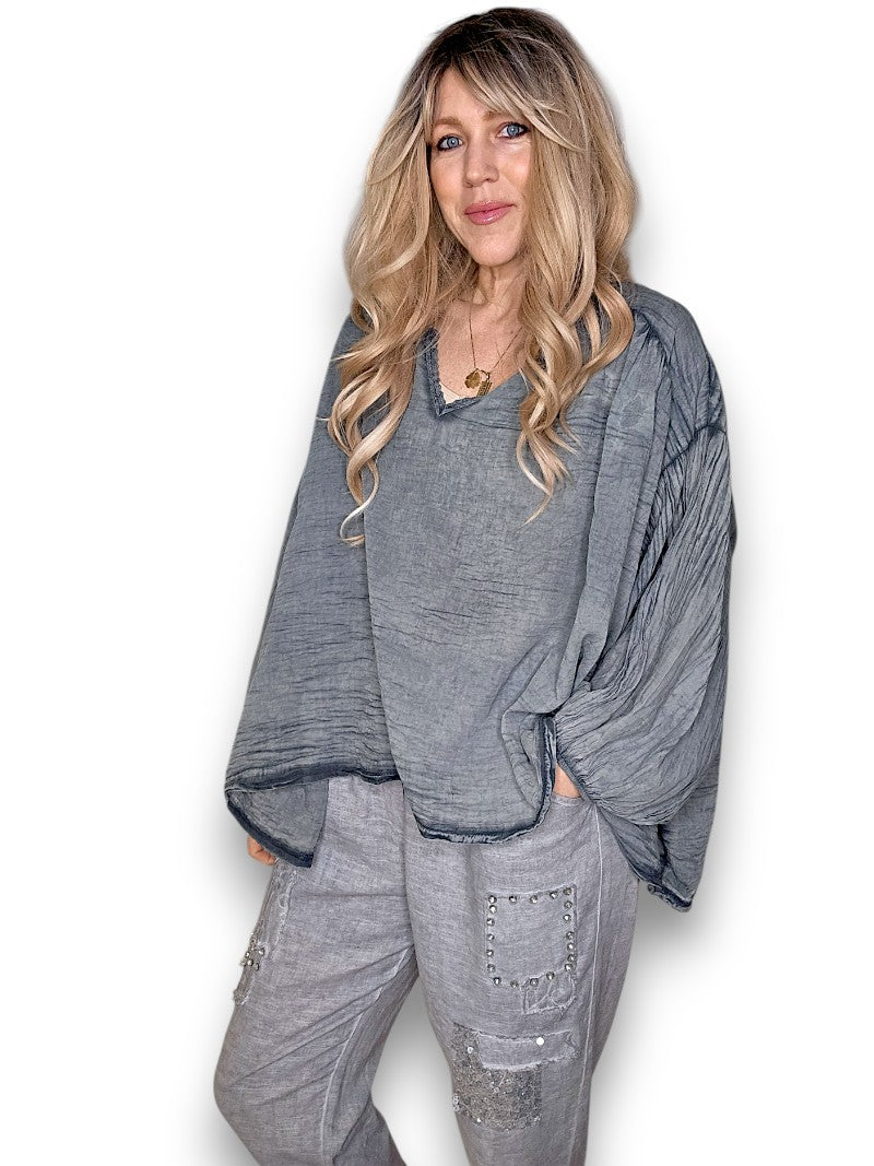 Grey Dandy Tunic