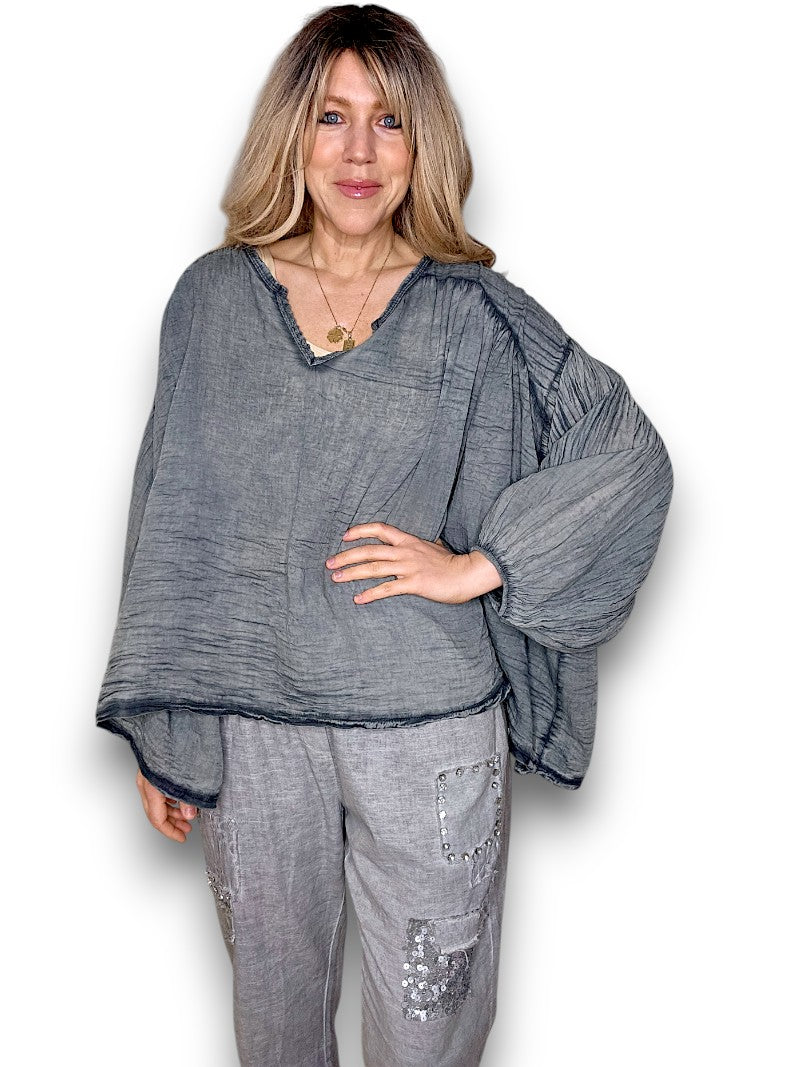 Grey Dandy Tunic