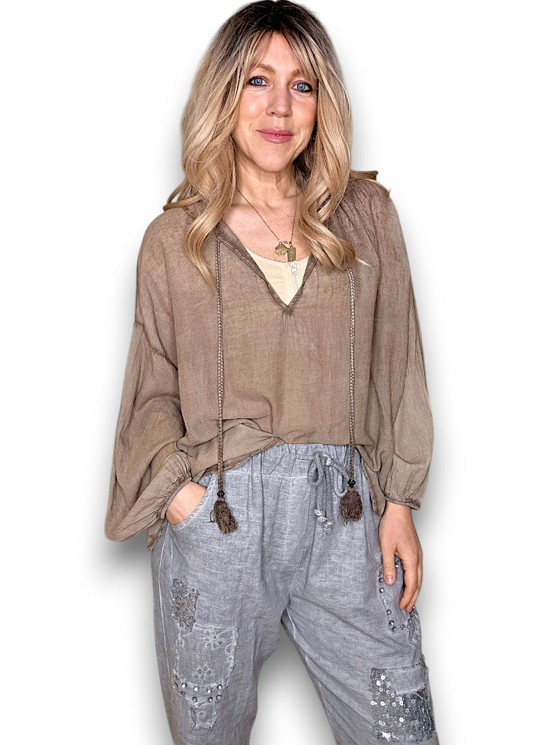 Mocha Rope Tunic