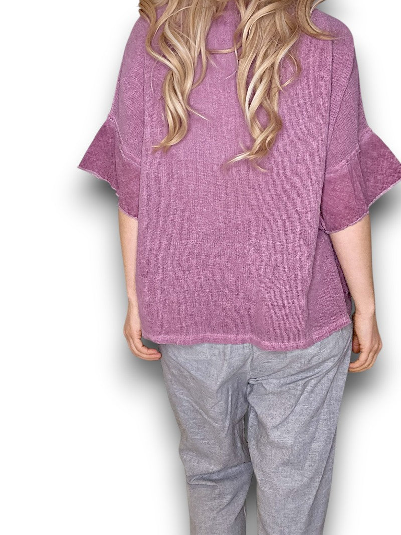 Berry Rodeo Fray Tee