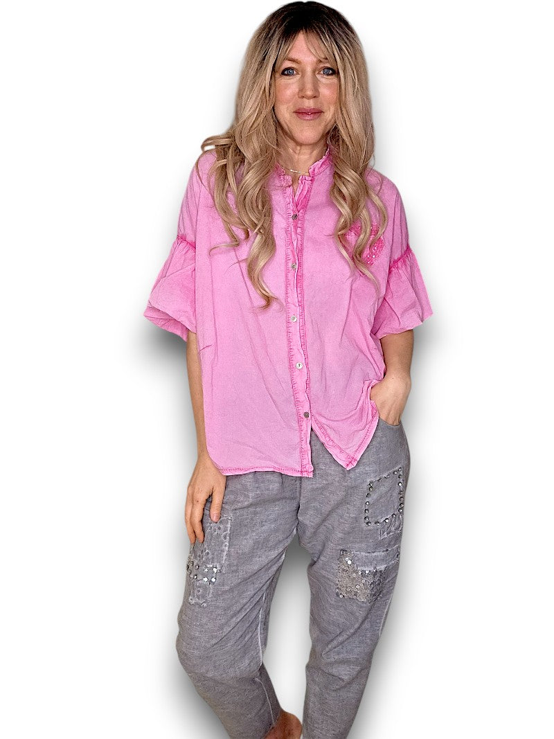 Bright Pink Heart Shirt