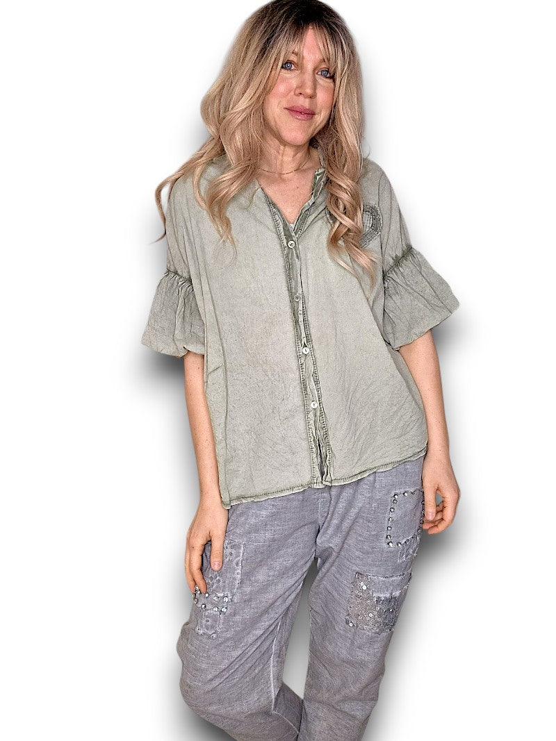 Grey Heart Shirt