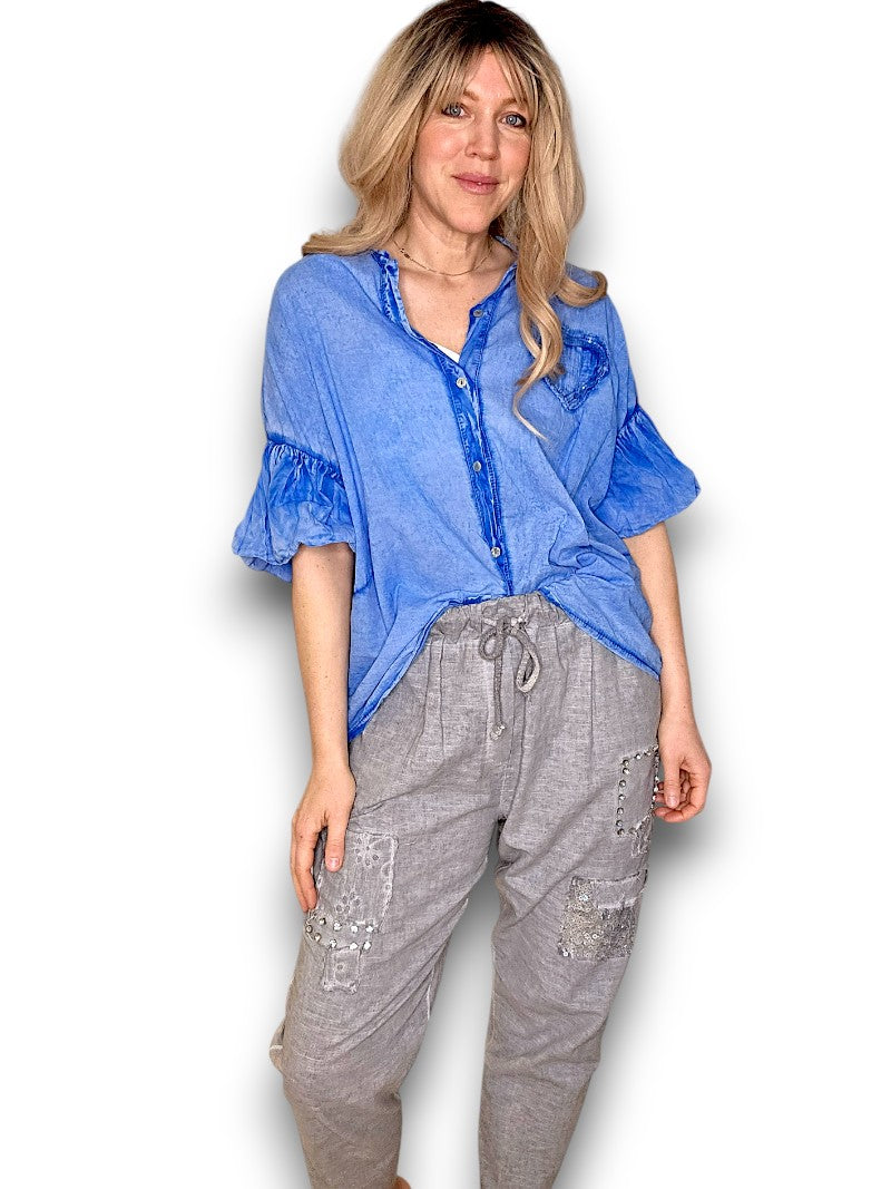 Light Cobalt Heart Shirt