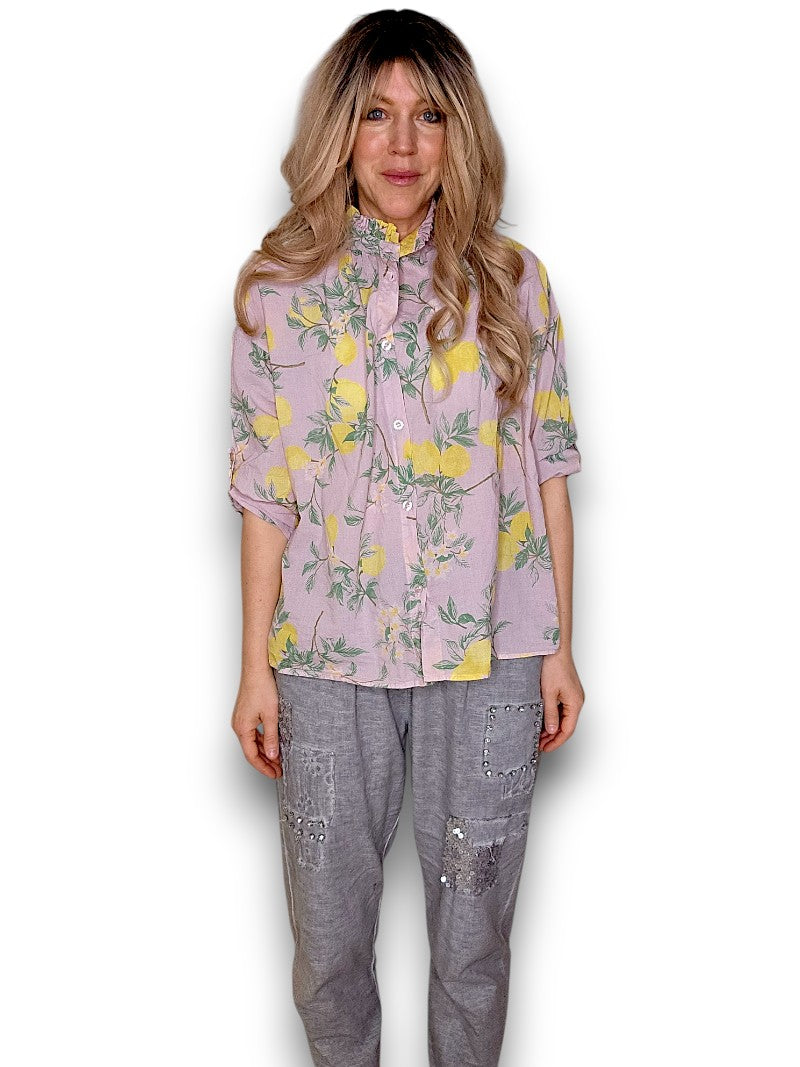 Baby Pink Dolly Lemon Top