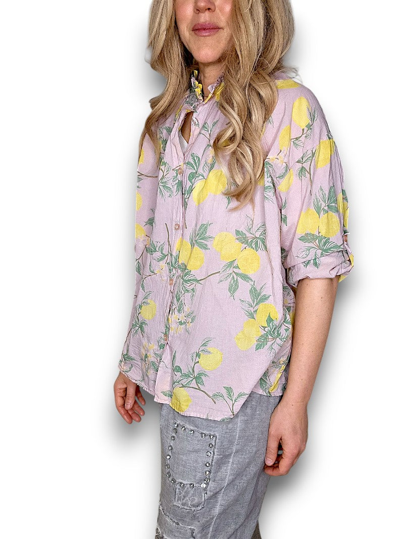 Baby Pink Dolly Lemon Top