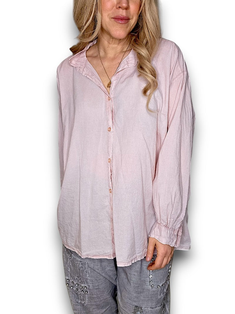 Baby Pink Bow Shirt