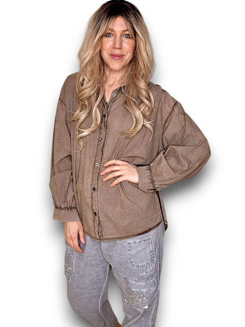 Coffee Bow Shirt