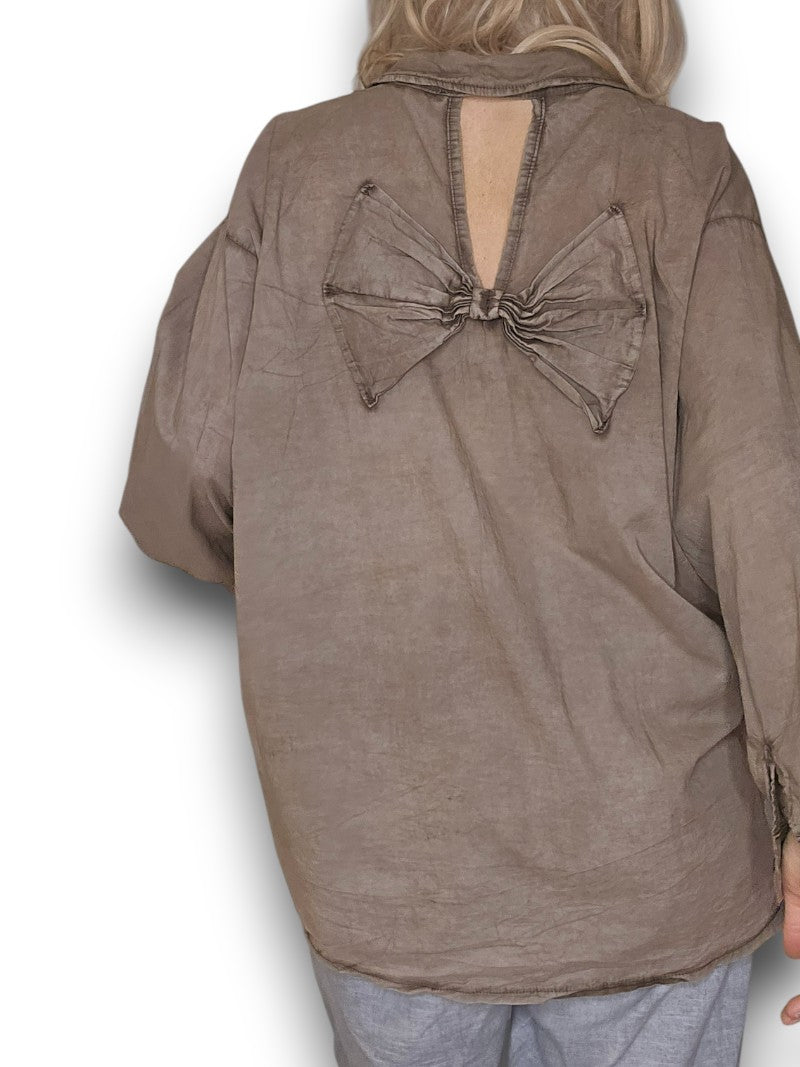 Coffee Bow Shirt