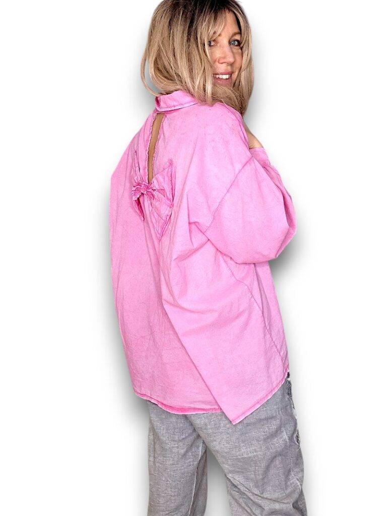 Bright Pink Bow Shirt