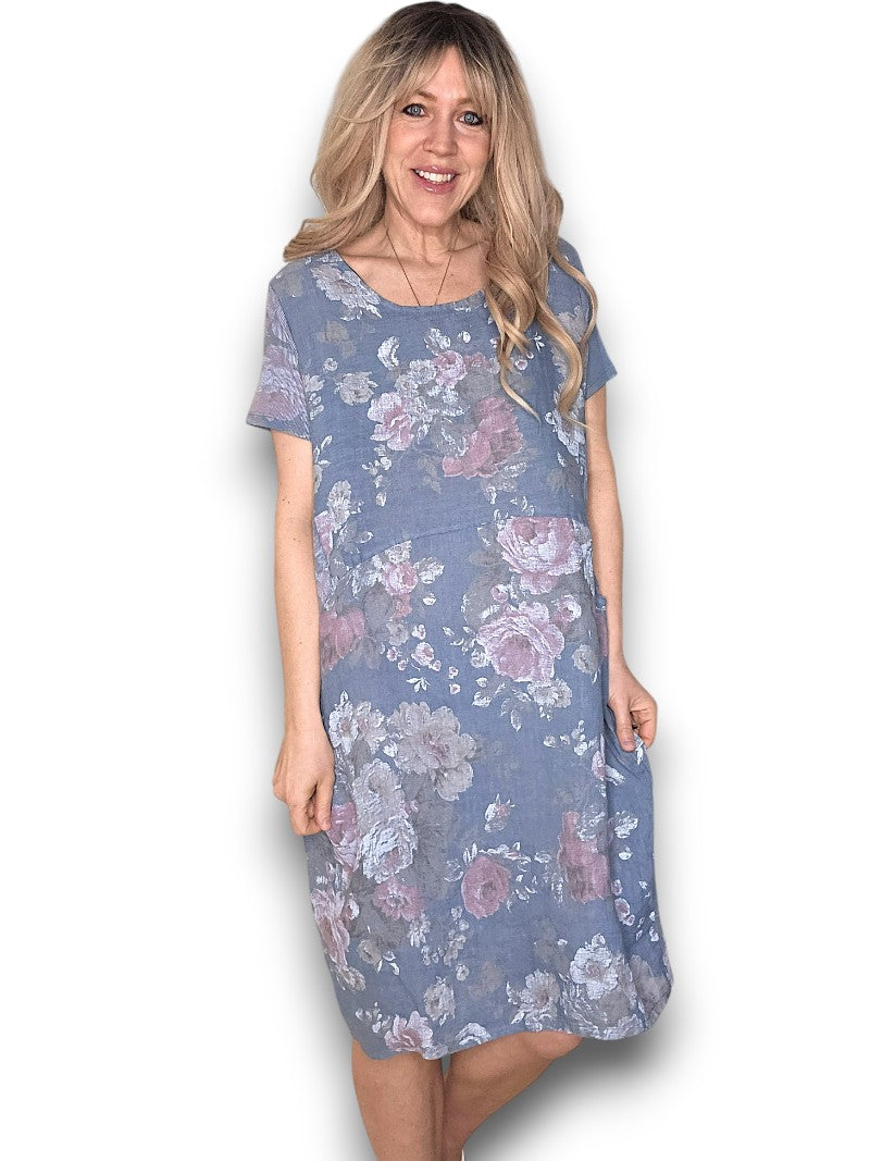 Petrol Scarlett Rose Jungle Dress