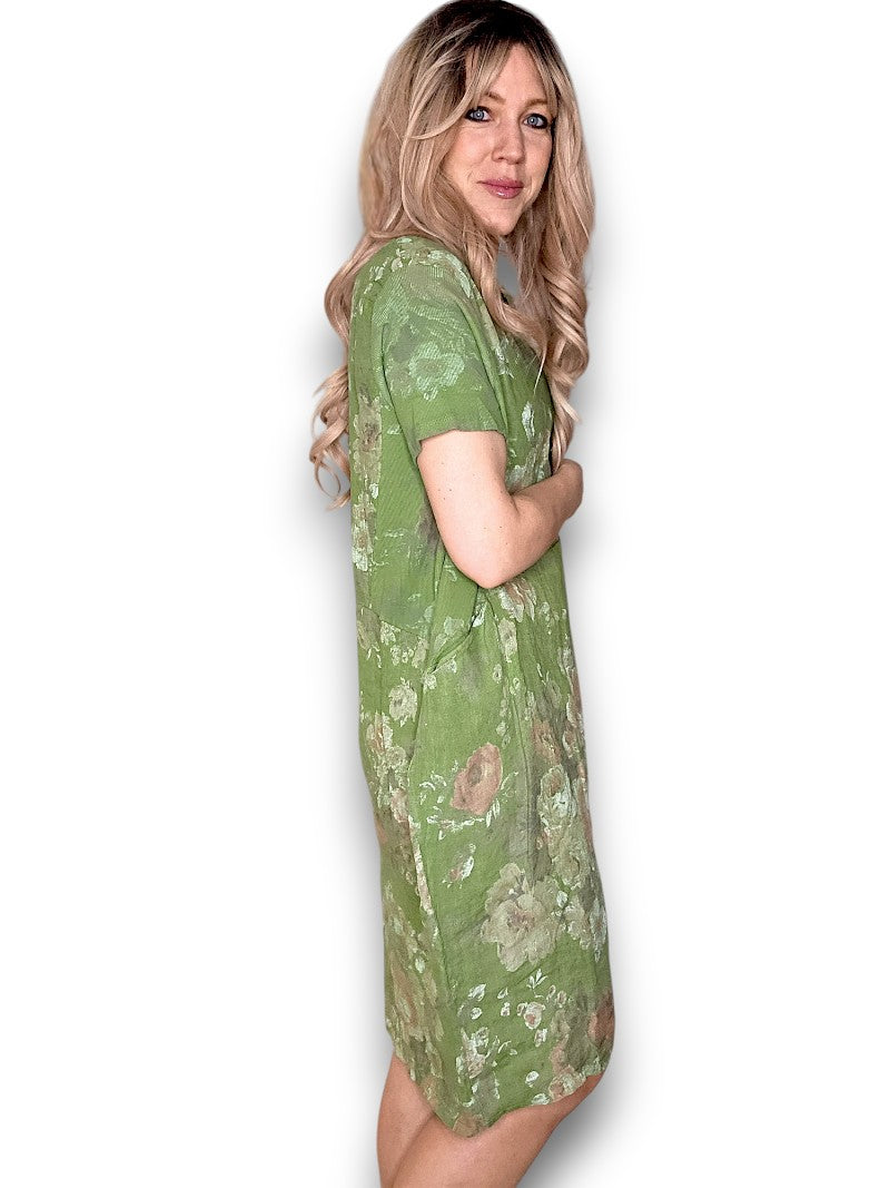 Ivy Green Scarlett Rose Jungle Dress