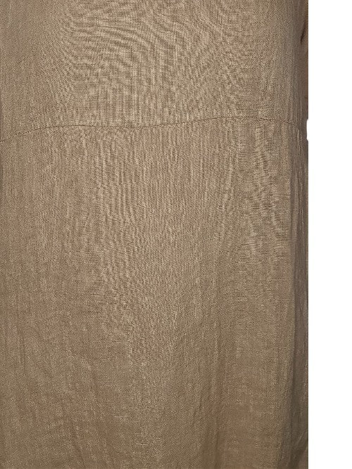 Coffee Plain Mid Sleeve Maxi Dress (2 sizes)