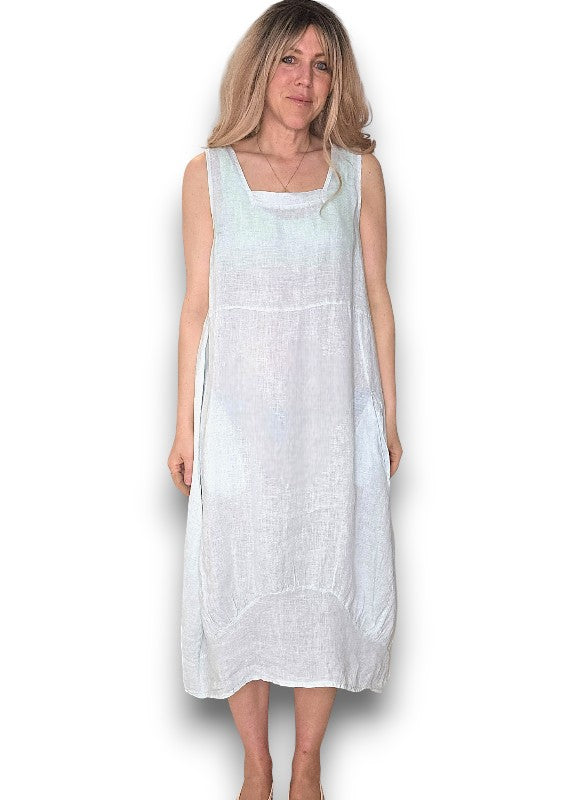 Light Mint Plain Maxi Tank Dress