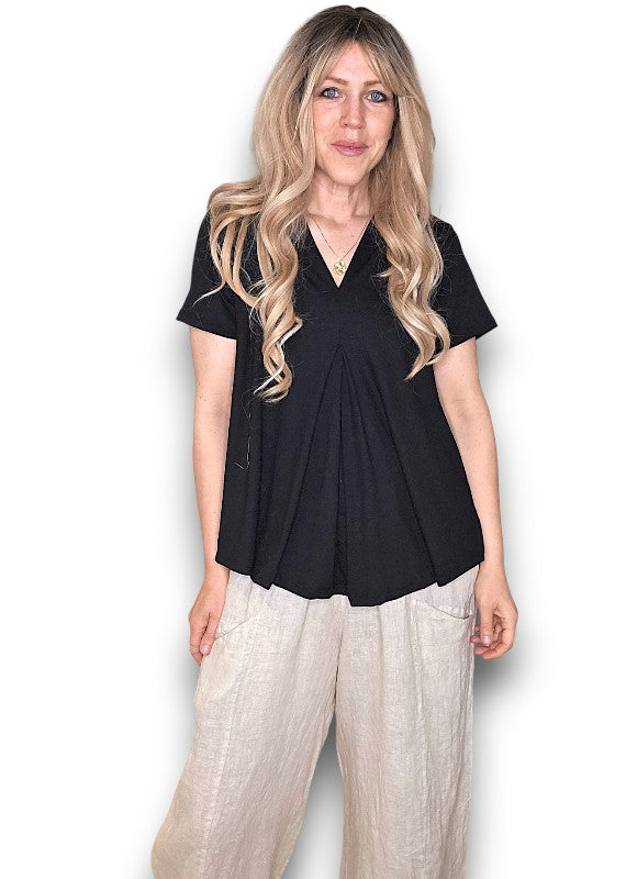 Black Samba Viscose Tee