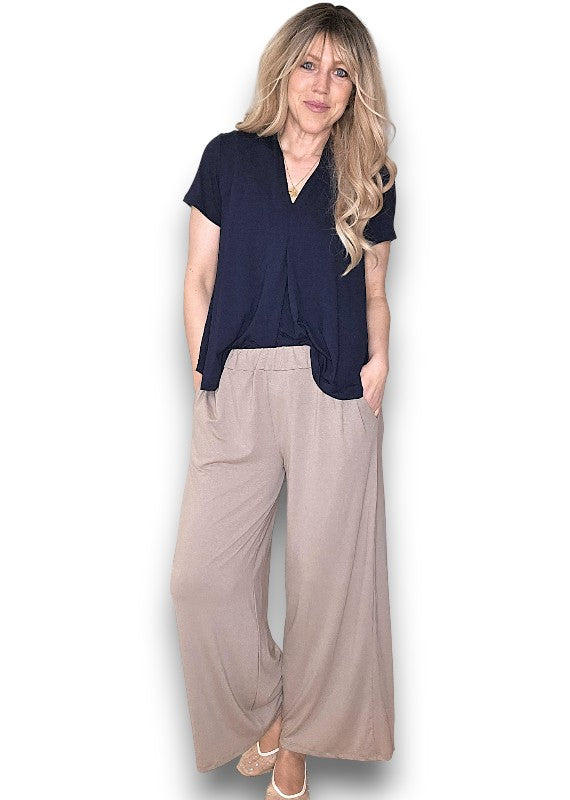 Mocha Samba Viscose Pant