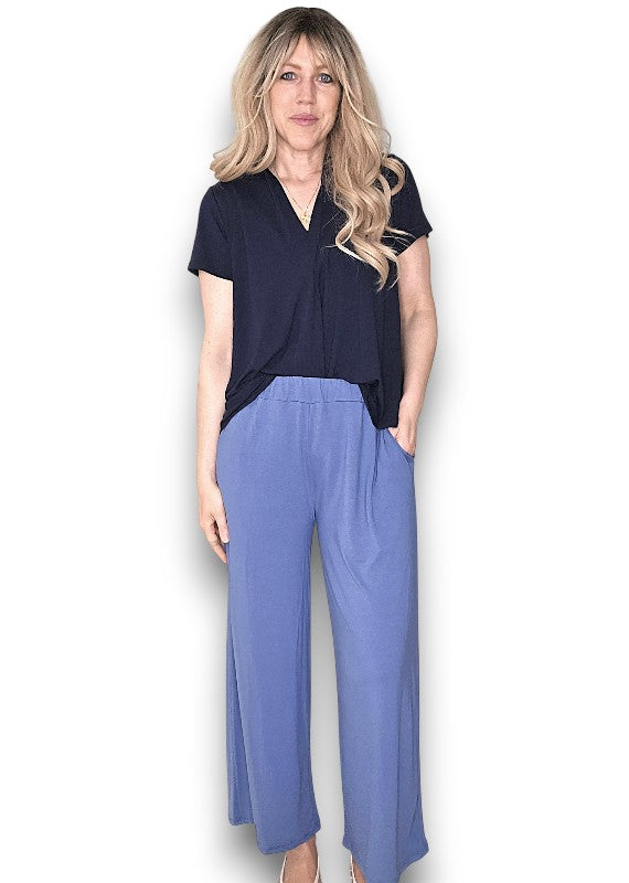 Corn Blue Samba Viscose Pant