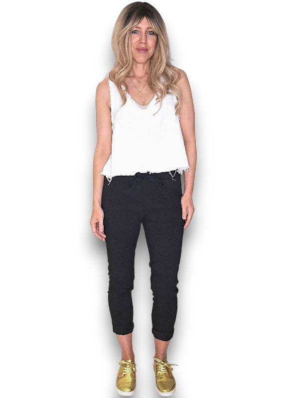 Black Plain Pants