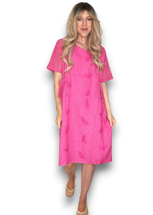 Hot Pink C'est La Vie Easy Dress