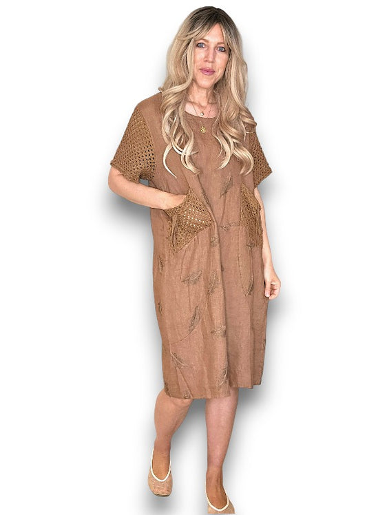 Coffee C'est La Vie Easy Dress