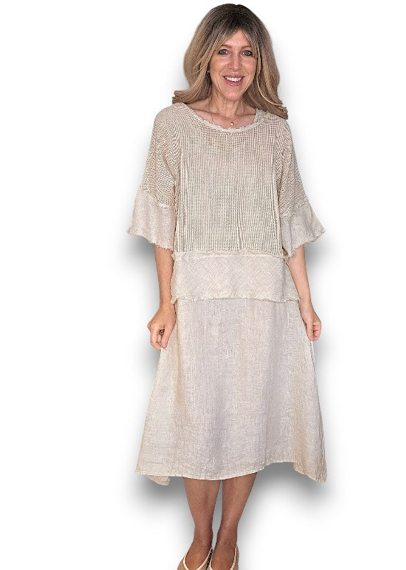 Beige Amalfi 2pc Dress