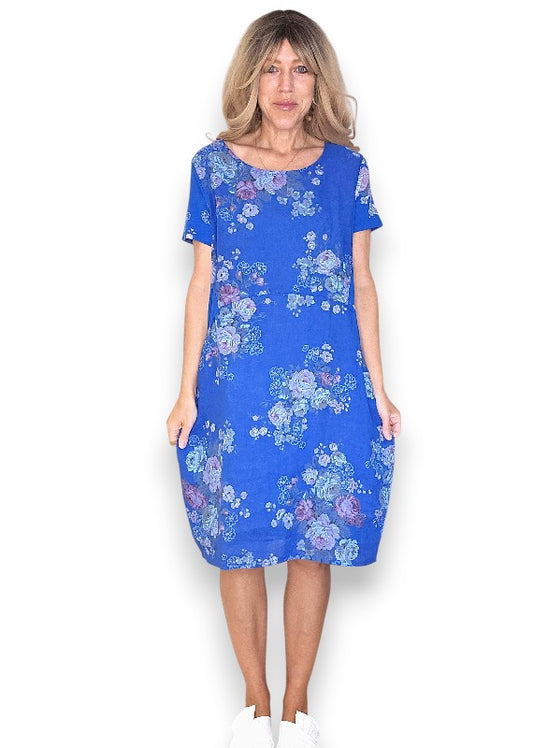 Cobalt High Tea Jungle Dress