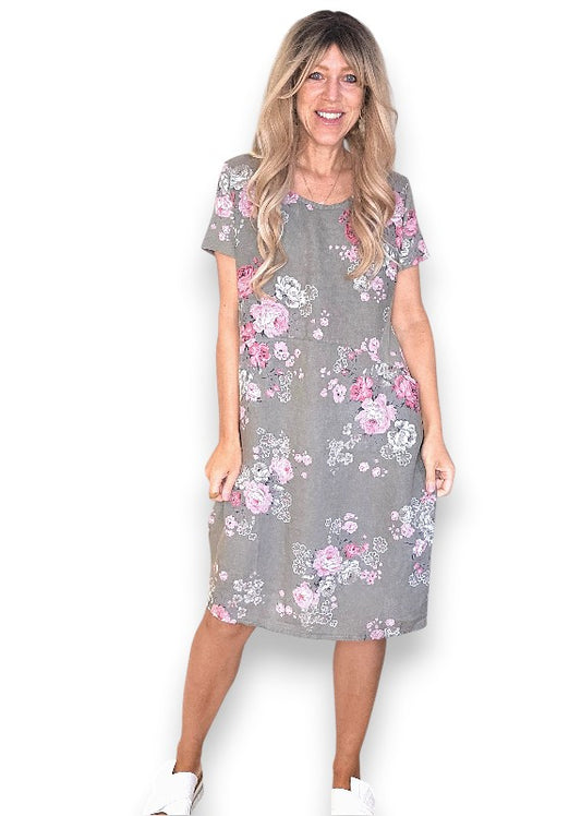 Mocha High Tea Jungle Dress