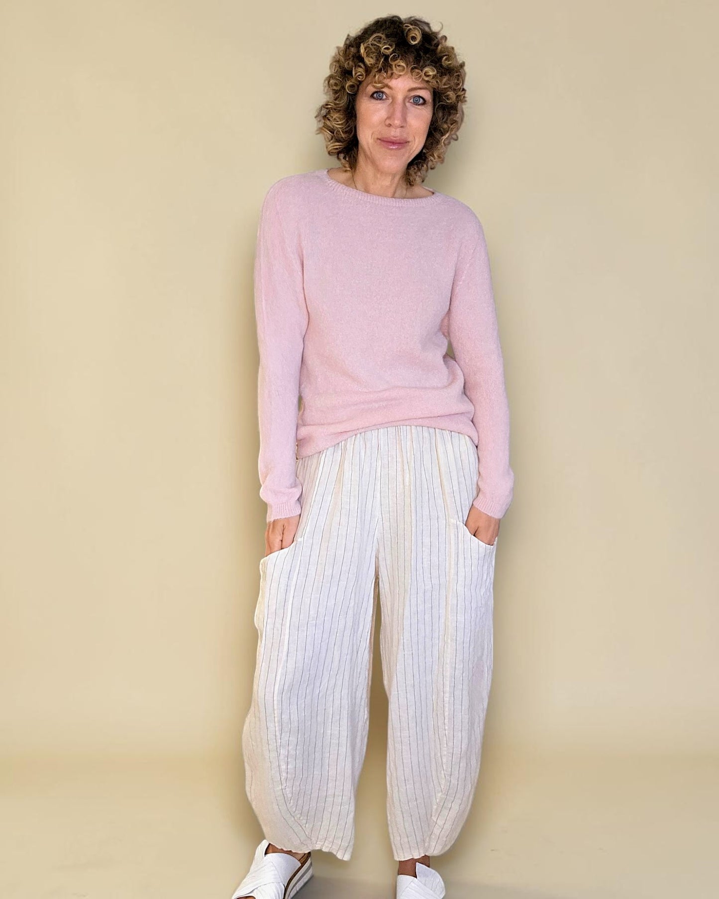 Marle B.Pink Best Basics Baby Alpaca Blend Sweater