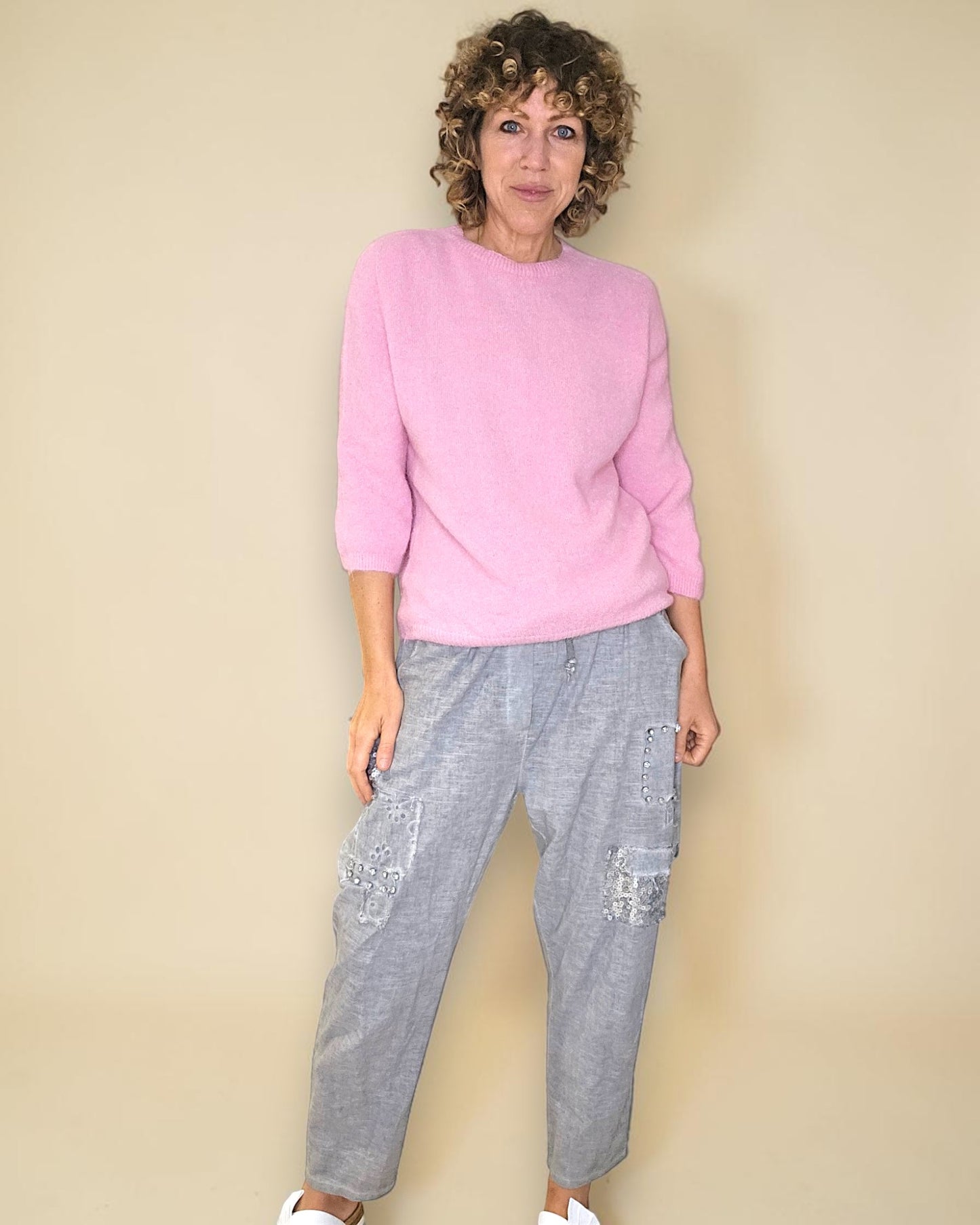 Bubbelgum Babydoll Sweater Acrylic/Wool Blend
