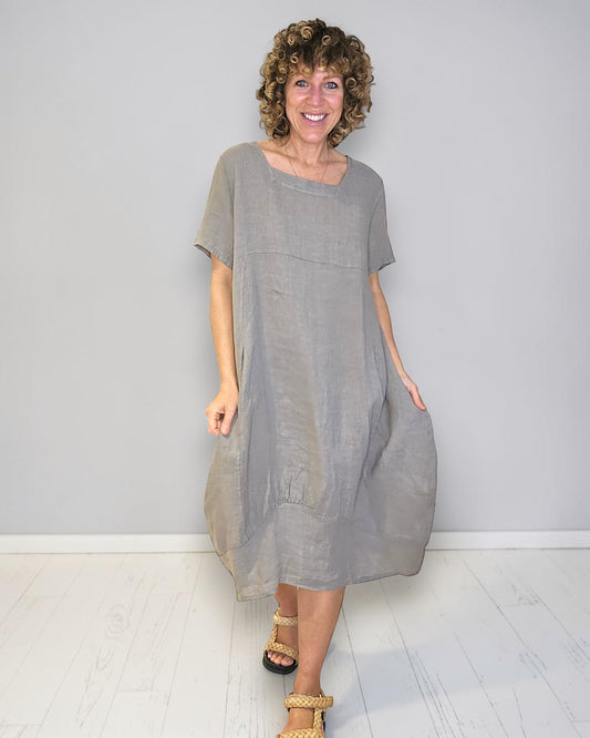 Mocha Mid Sleeve Maxi