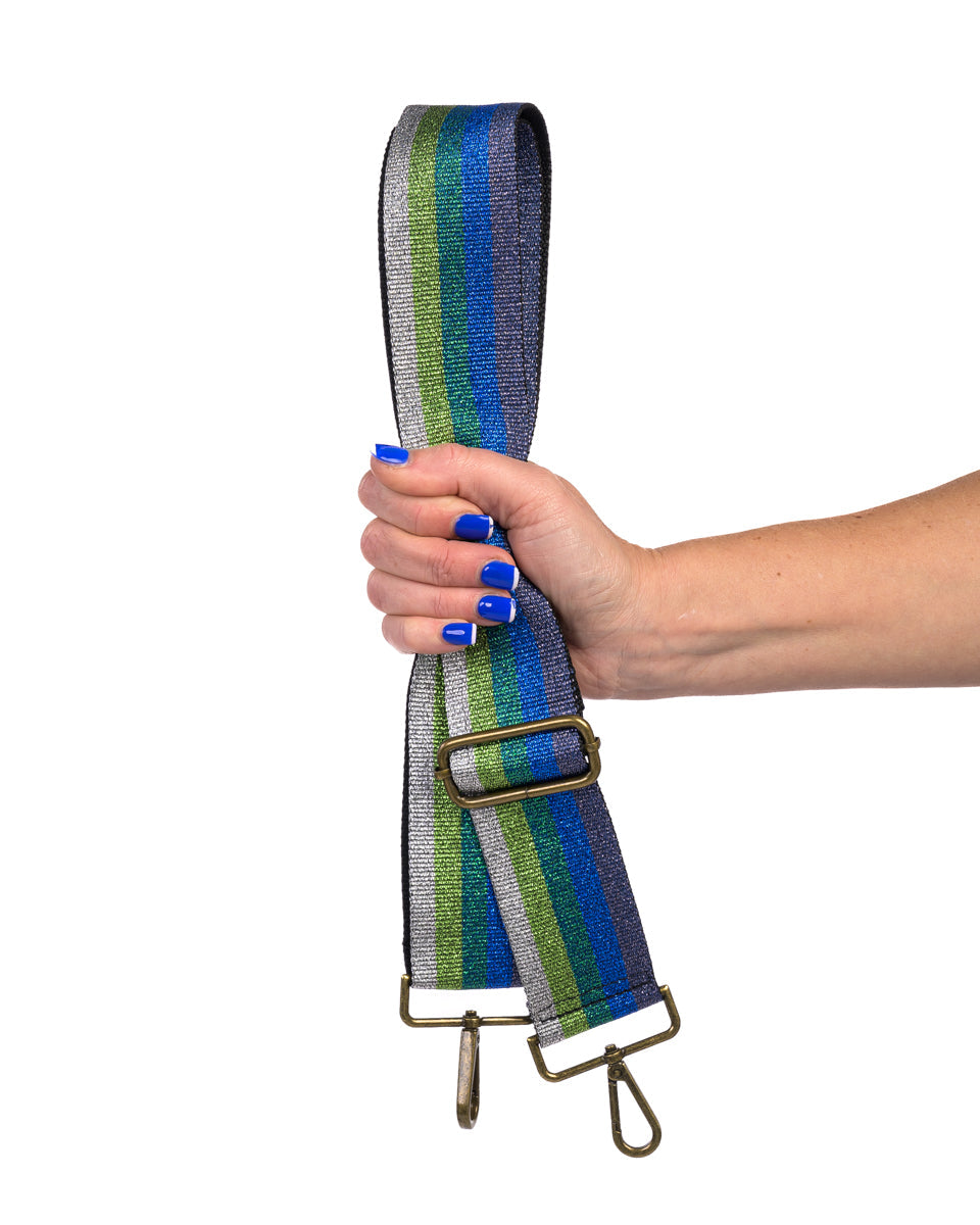 Multi Rainbow Metallic | Grey & Green | Bagstrap