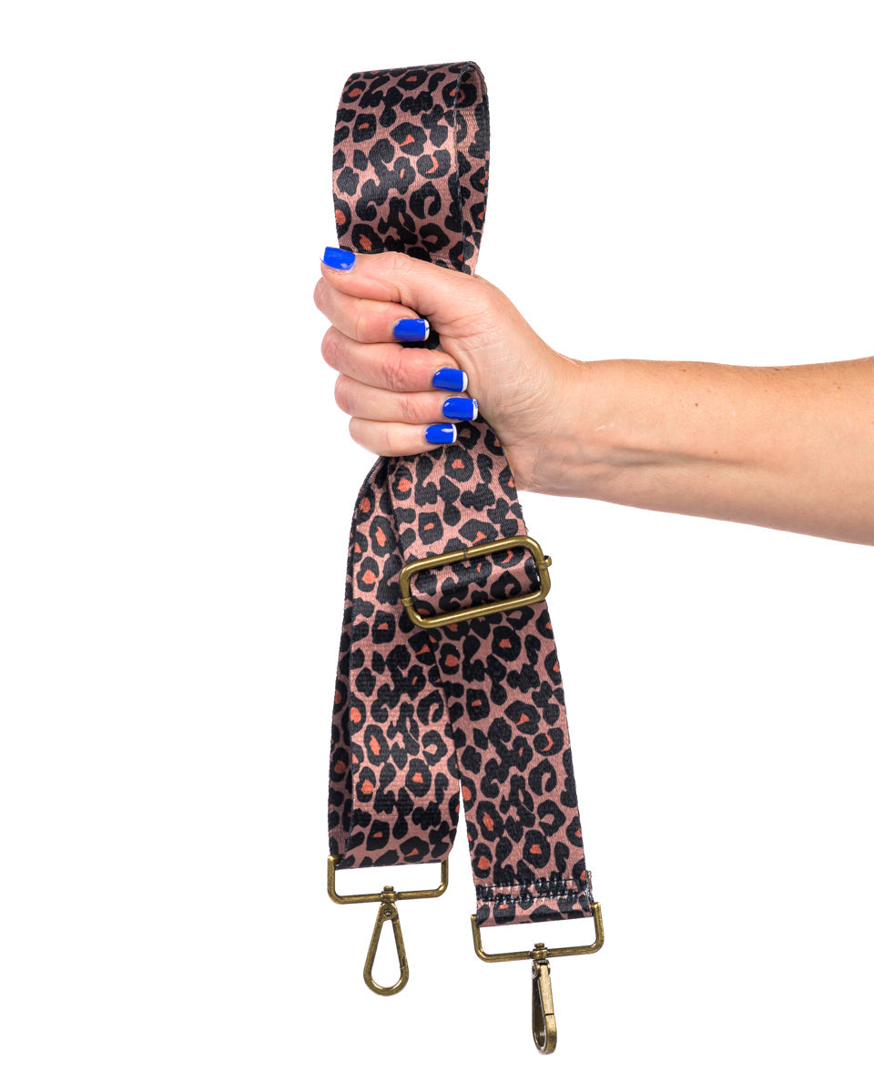 Satin Leopard | Dark Mocha | Bagstrap