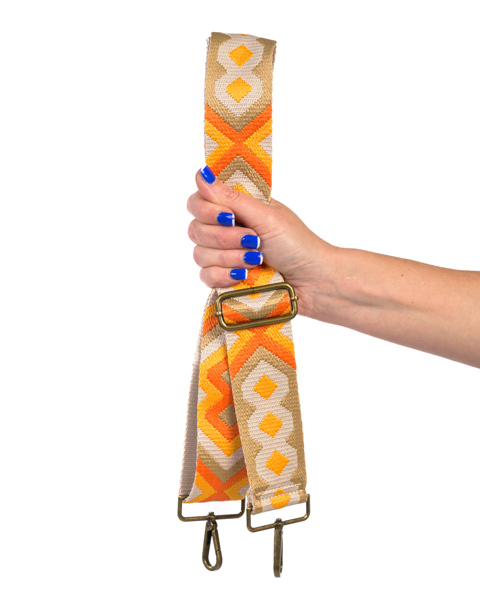 Aztec Boheme | Orange & Beige | Bagstrap
