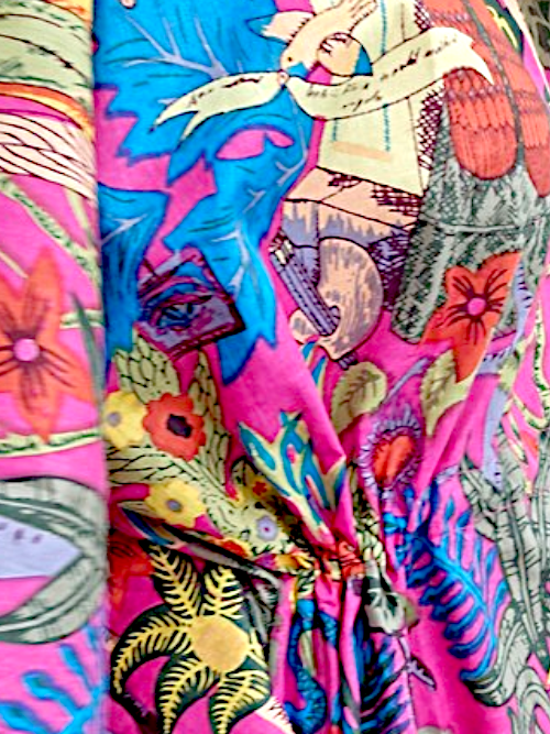 IDA IVY Resortwear-Kaftan-Frida/Hot Pink