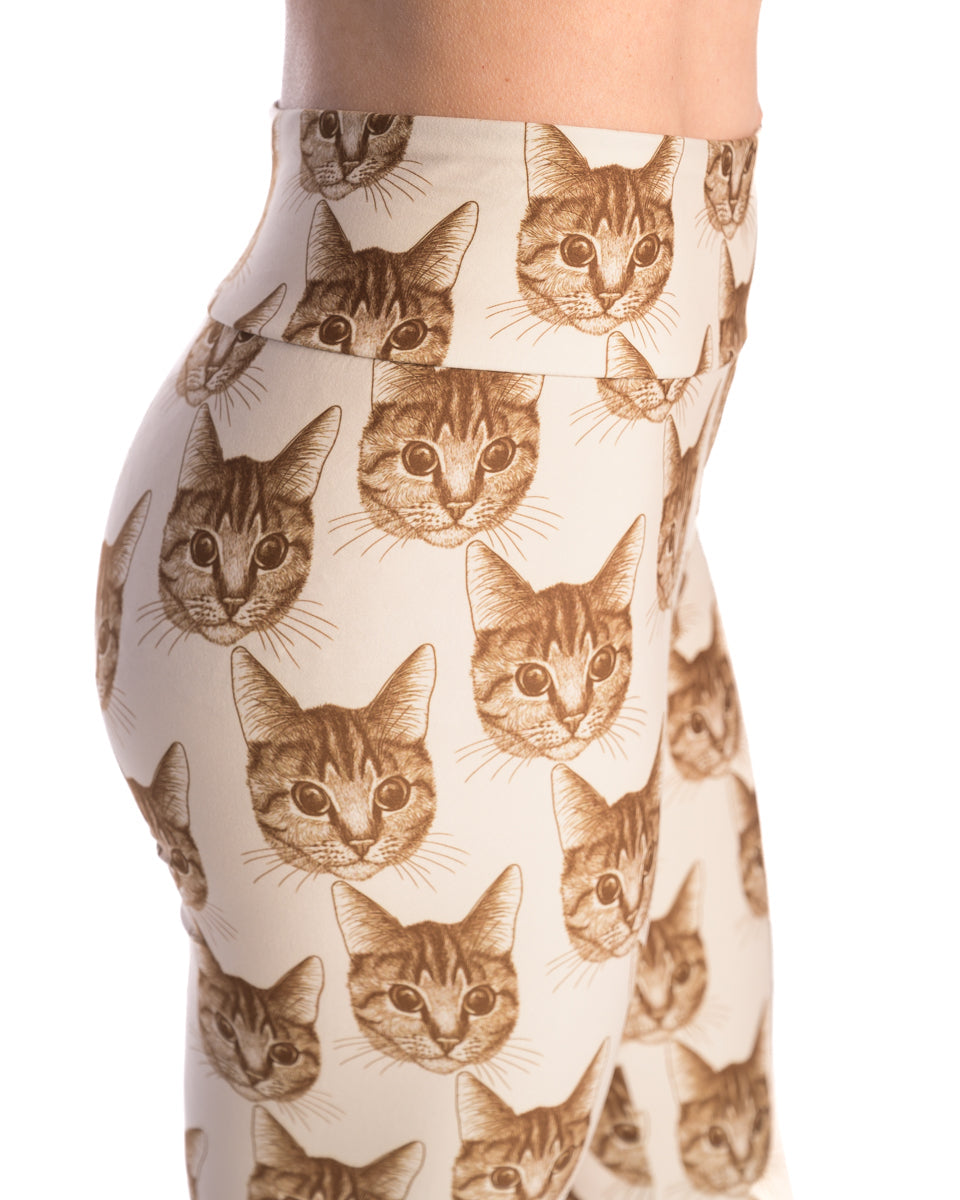 Cat Lover Portrait | Leggings