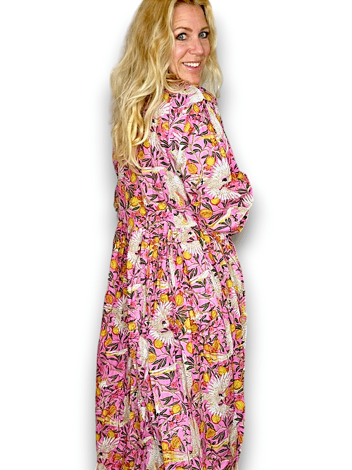 IDA IVY Pouf Sl Dress/Pnk Cockatoo image 1